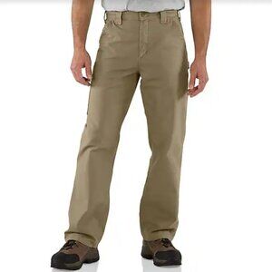 NWT Men's Carhartt Canvas Carpenter Jeans Loose Original Fit | Size 32x30